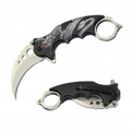 7" Overall Spring Assisted Karambit Knife Silver (60/12/17*11*7/22)