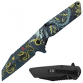 Assisted Knife 3D Print Plastic Handle 4.5" closed. (100/10/12*11*12/30)
