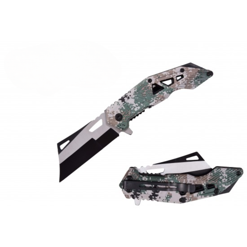 4.5" Spring Assist Pocket Knife ABS Handle (120/12/13*10*17/38)